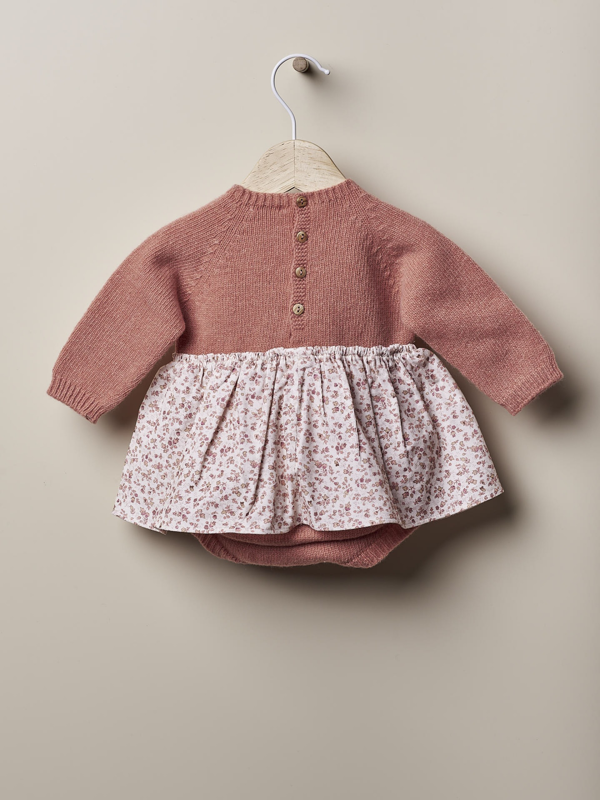 Fofo tricotado de lã