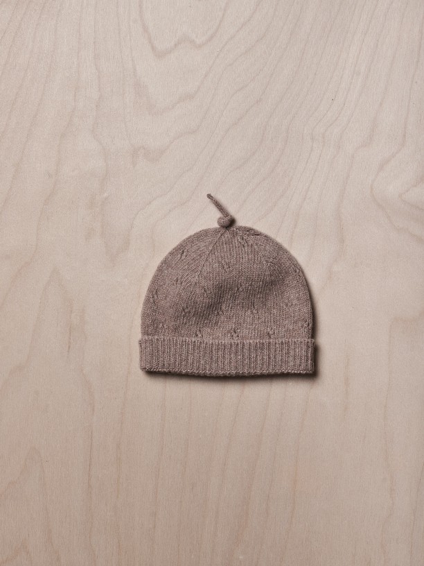 Knitted wool beanie