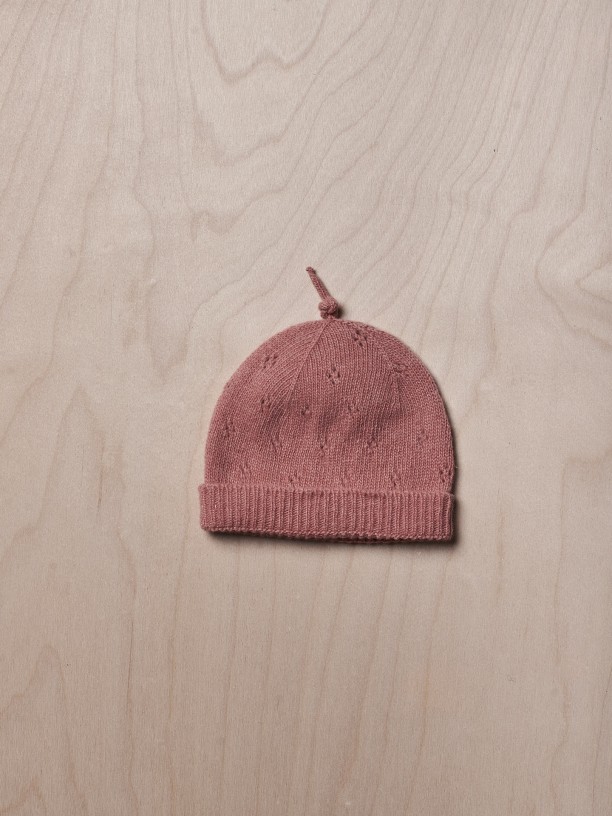 Knitted wool beanie