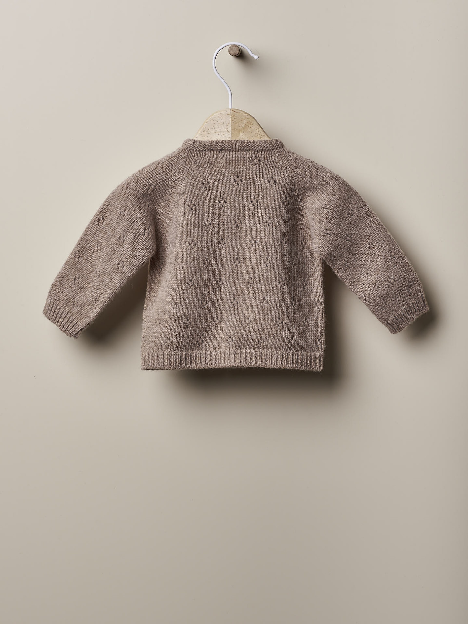 Casaco tricotado lã