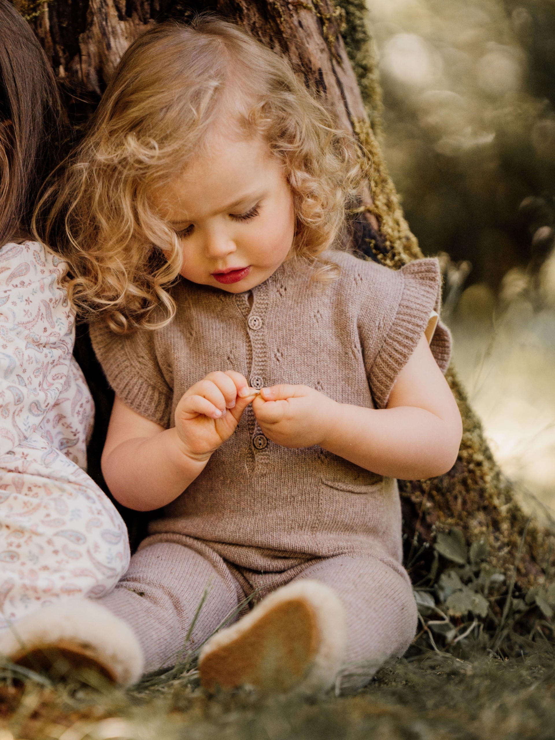 Macacão tricotado lã