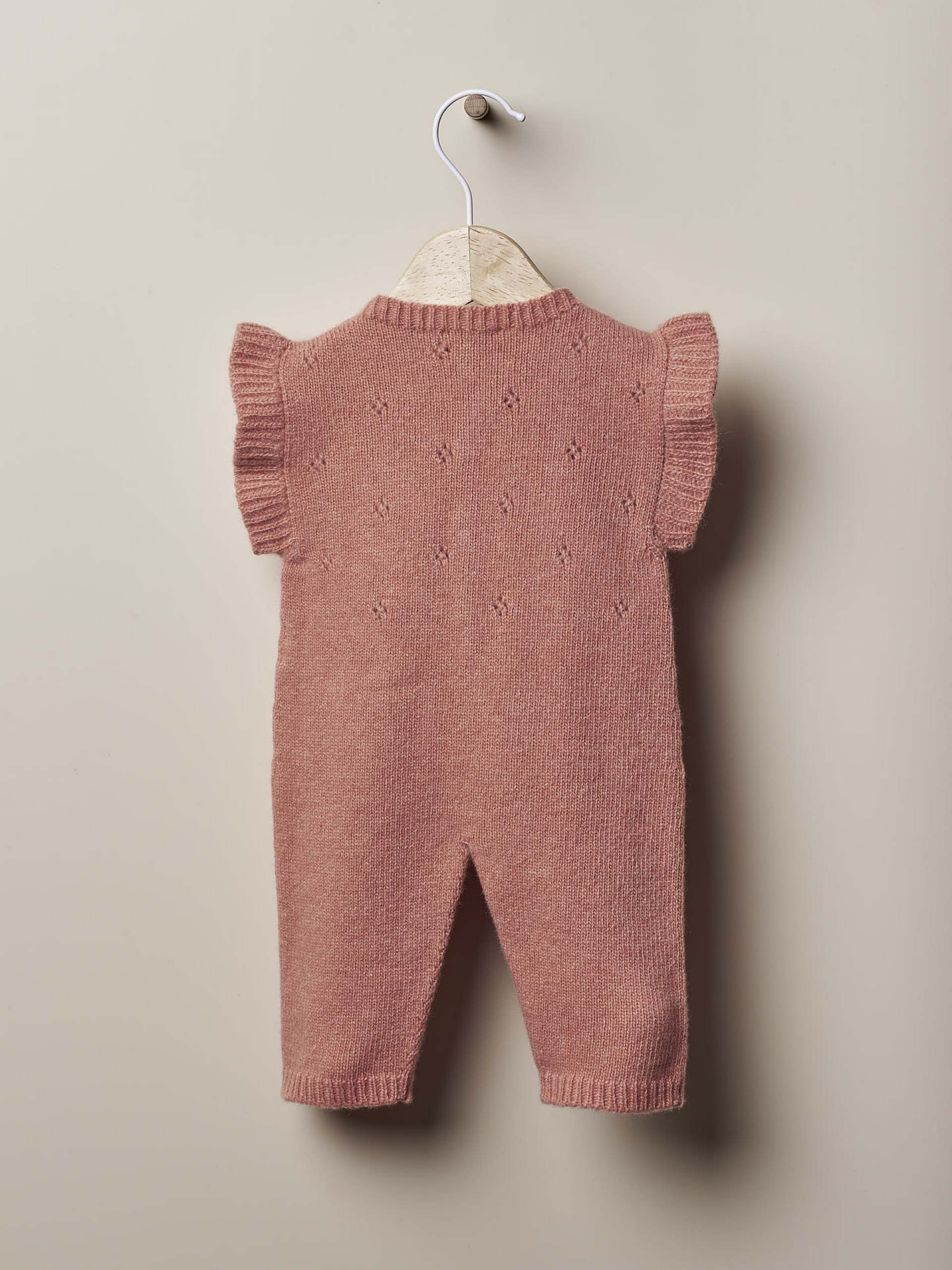 Macacão tricotado lã