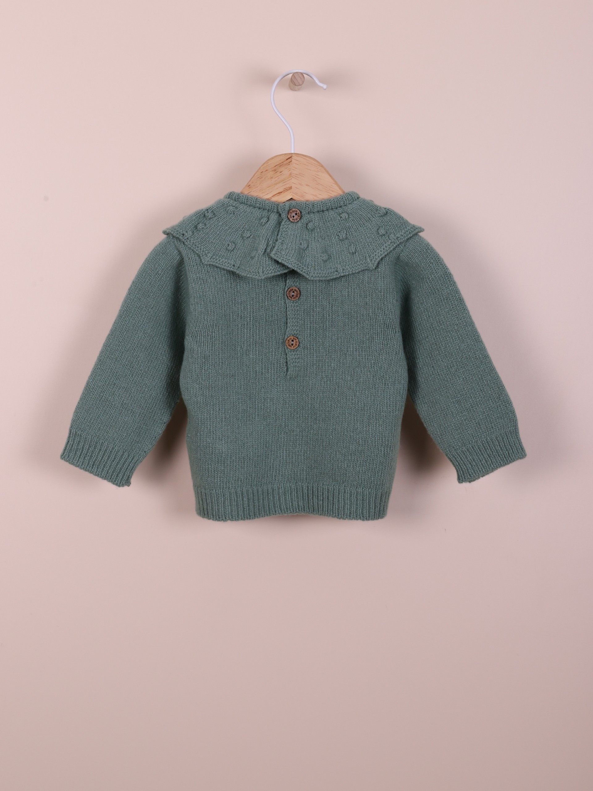 Camisola tricotada de lã