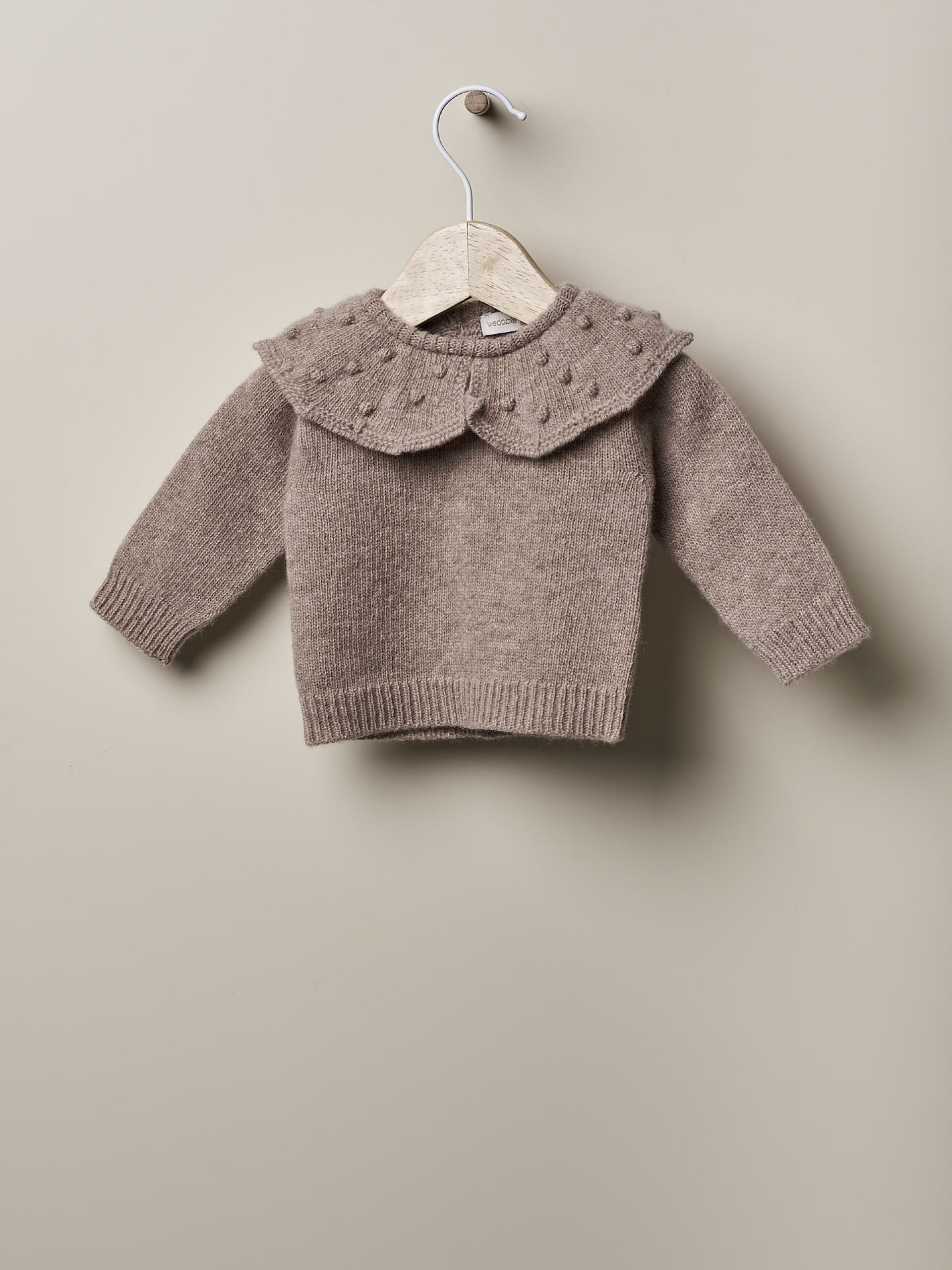 Camisola tricotada de lã