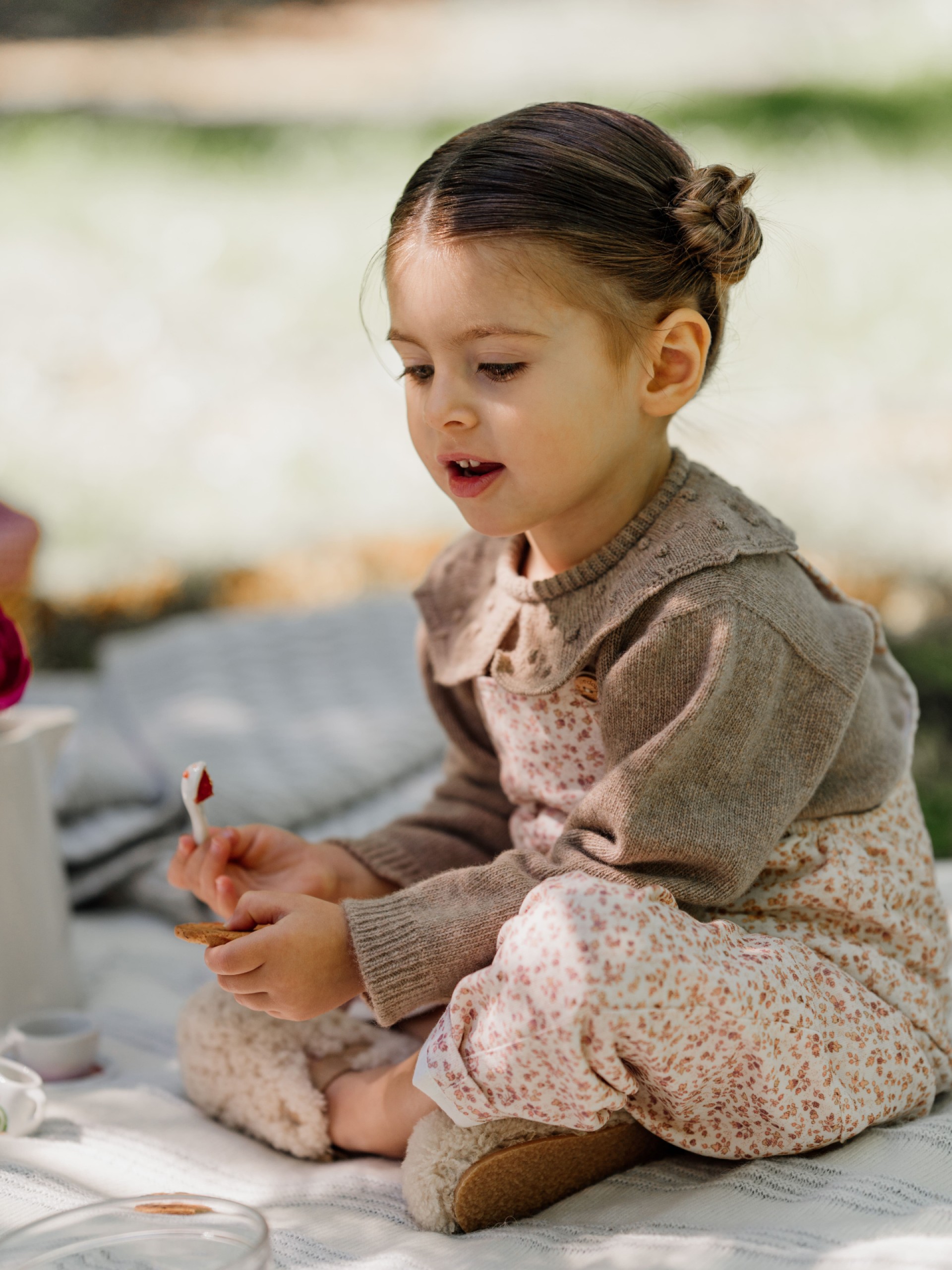 Camisola tricotada de lã