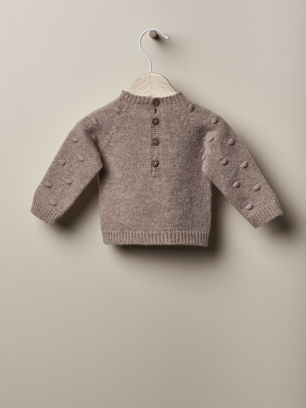 Knitted wool sweater