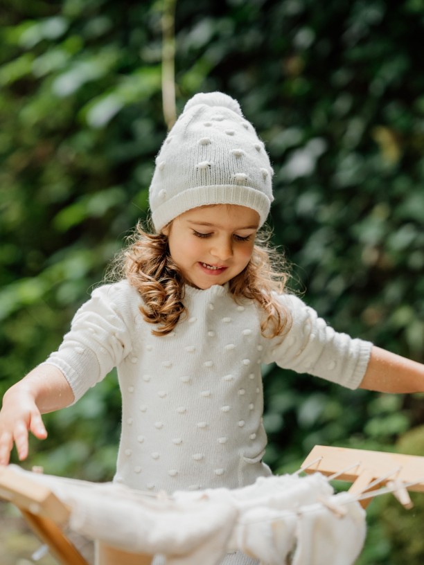 Gorro com pompom de l?