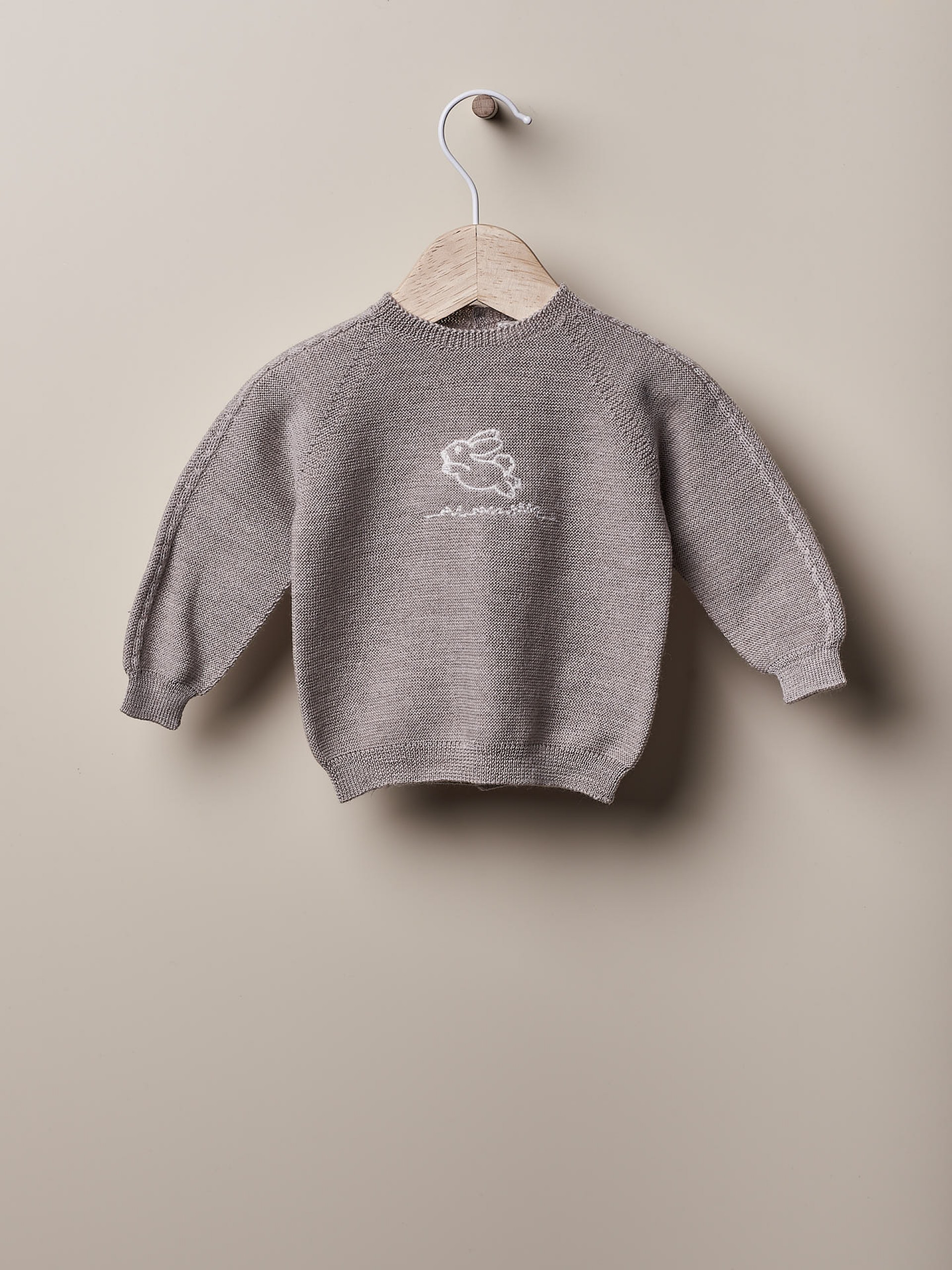 Camisola tricotada de lã