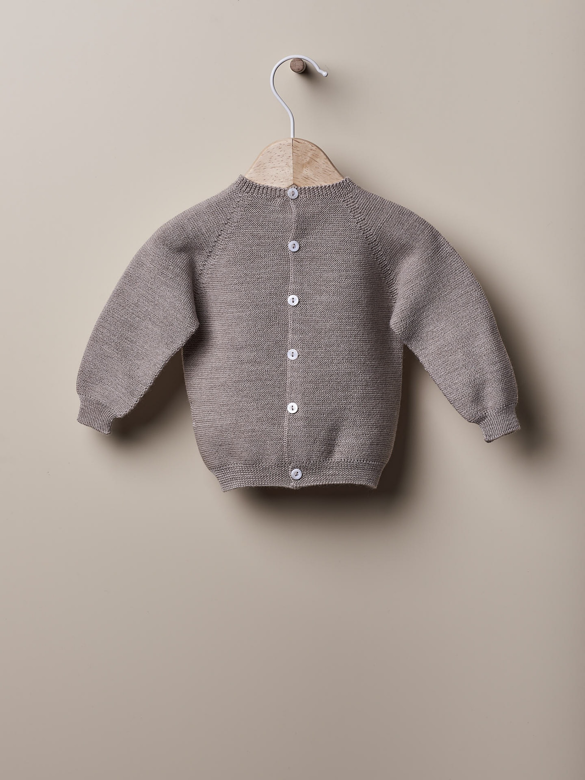 Camisola tricotada de lã