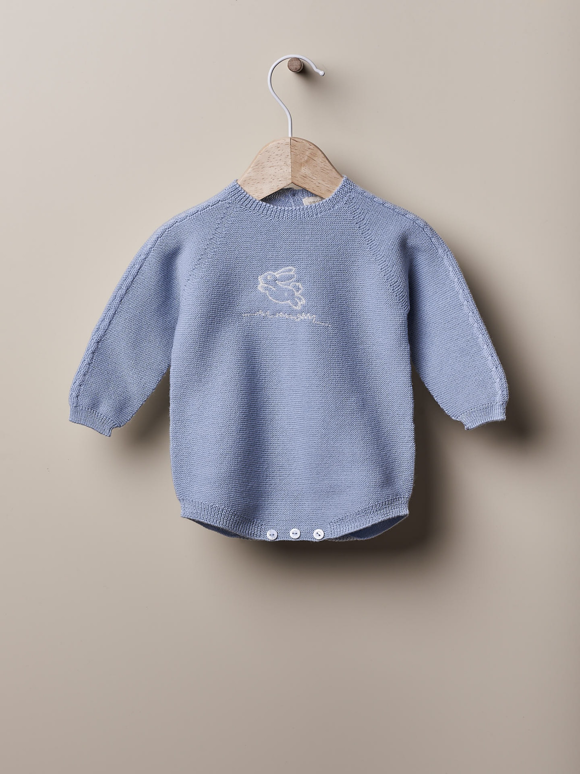 Fofo tricotado de lã