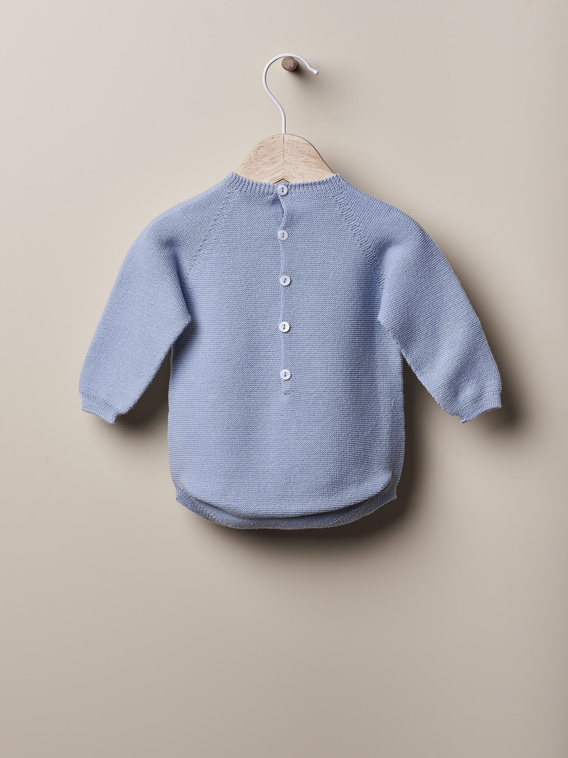 Fofo tricotado de lã