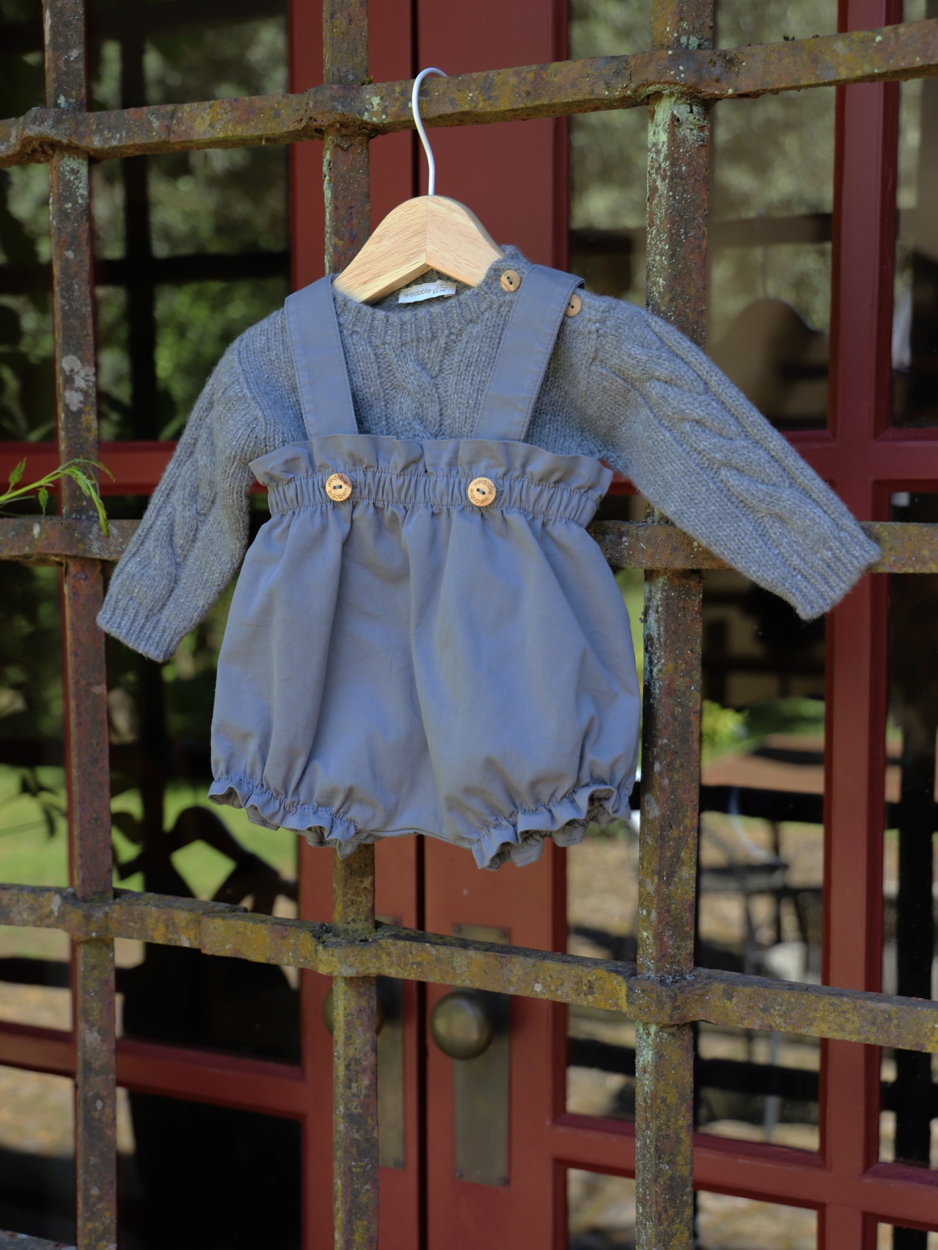 Fofo de alças de sarja