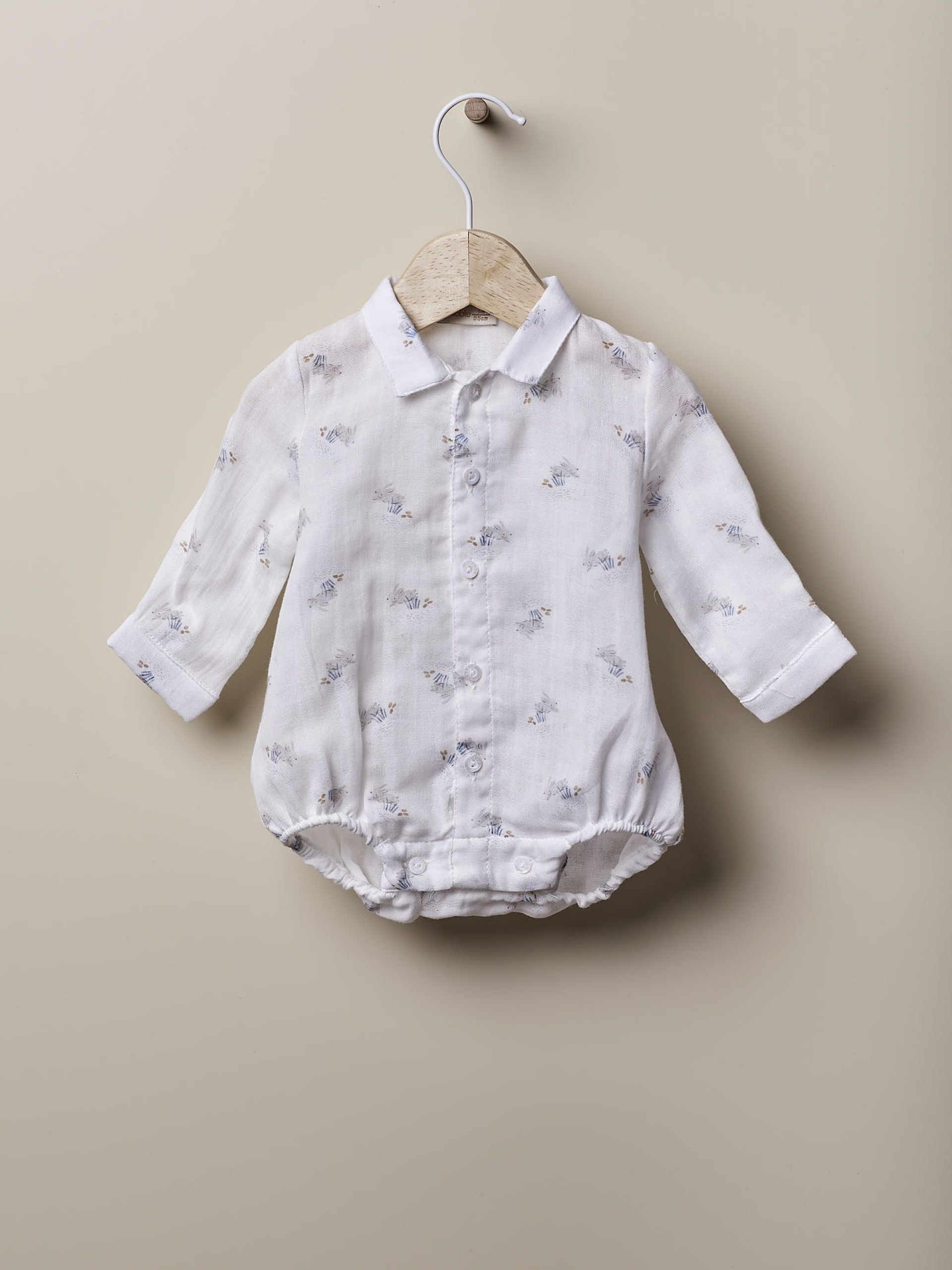 Body camisa algodão bio