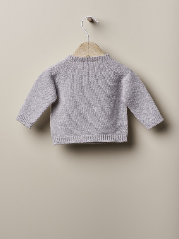 Knitted wool sweater