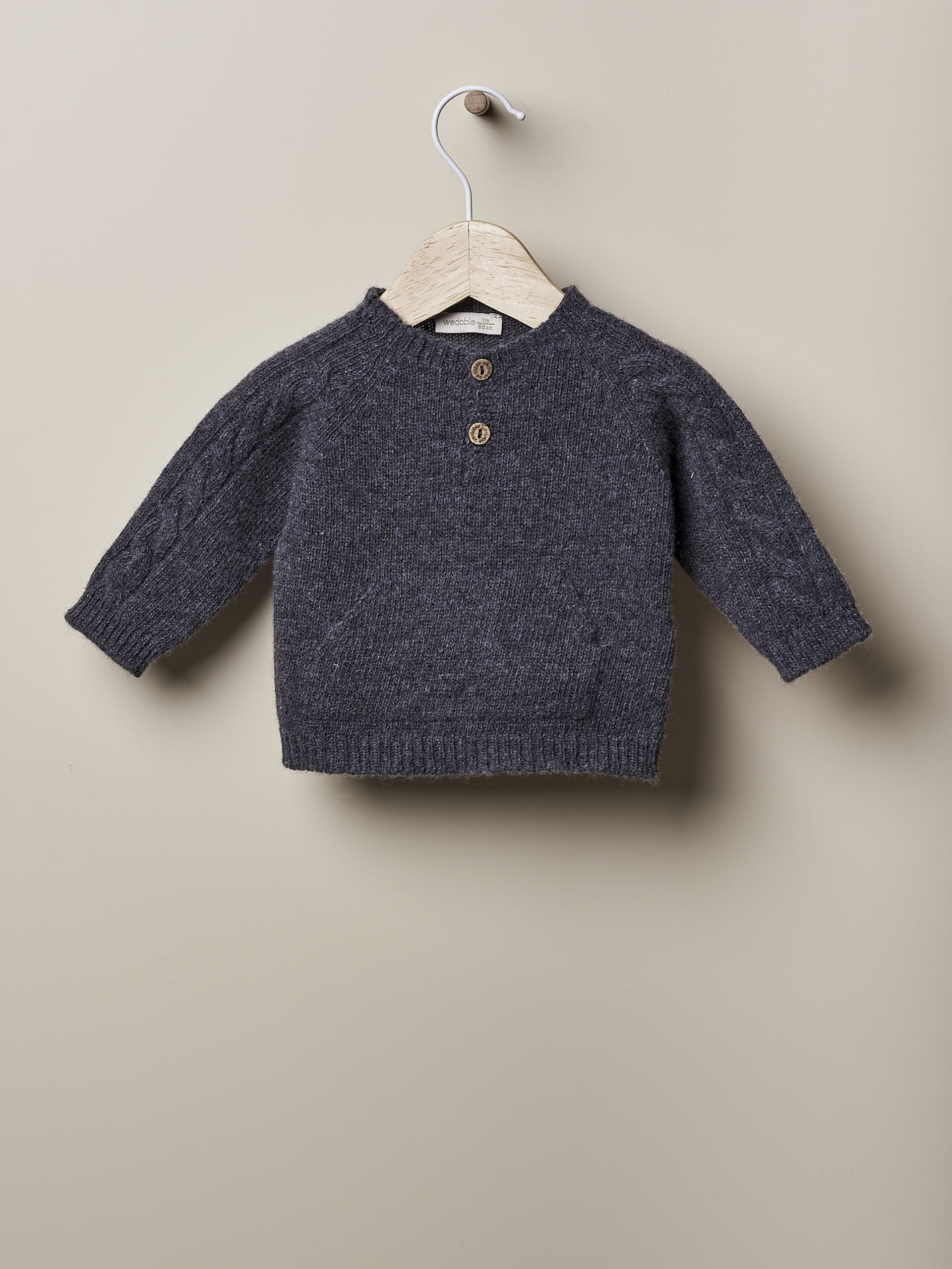 Knitted wool sweater