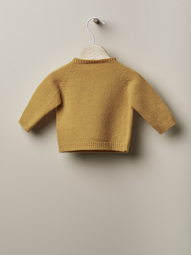 Knitted wool sweater