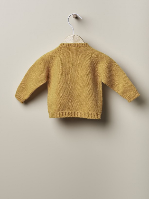 Knitted wool sweater