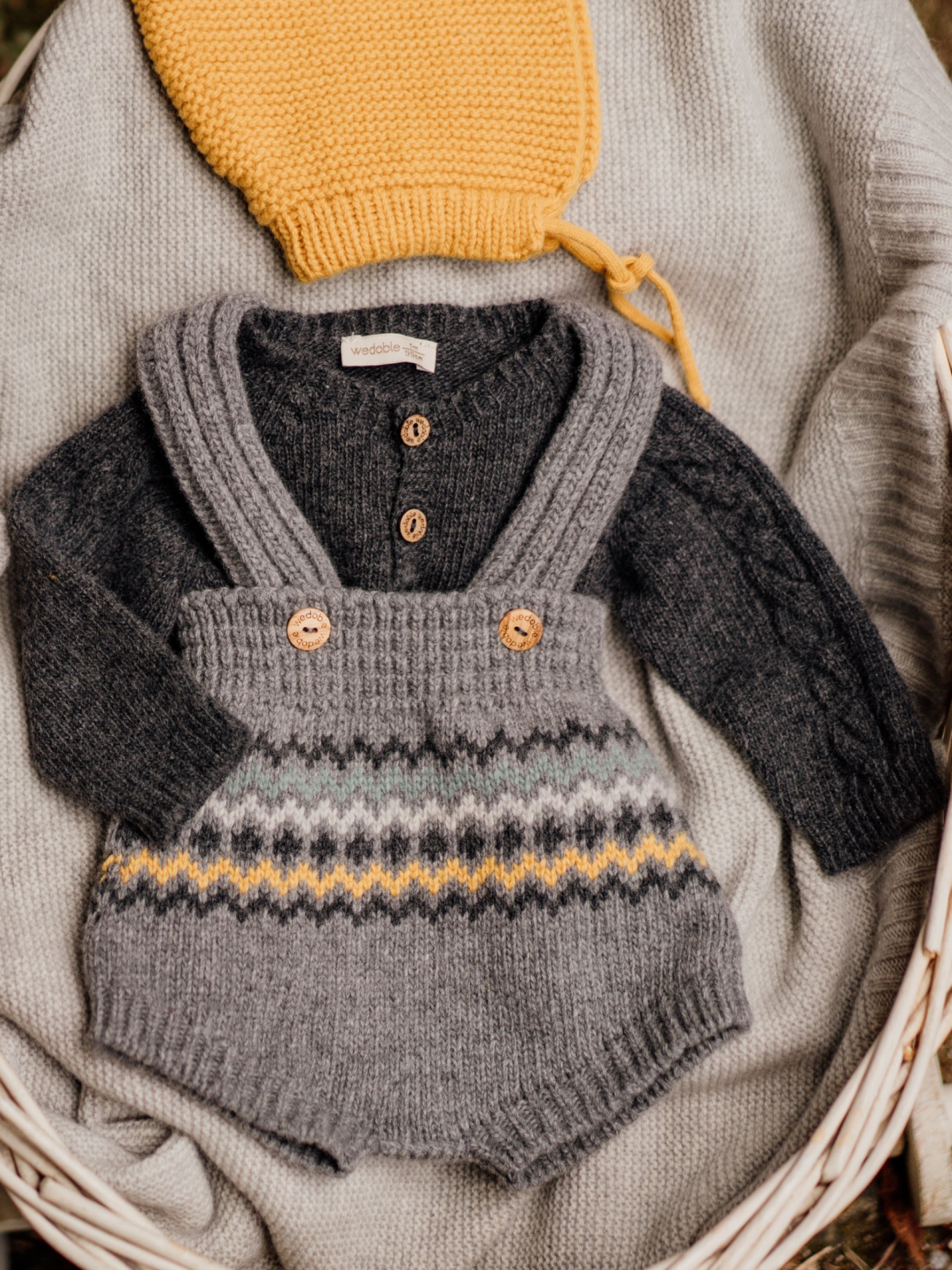 Fofo tricotado com alças