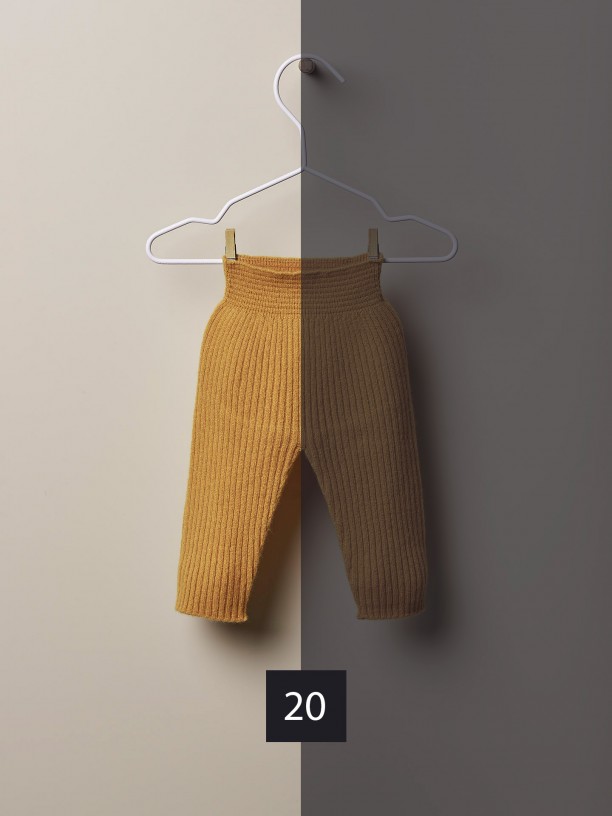 Knitted wool trousers Knitted wool trousers