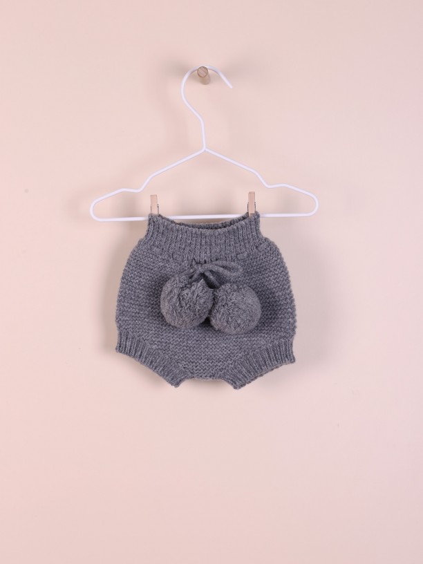 Knitted wool bloomer