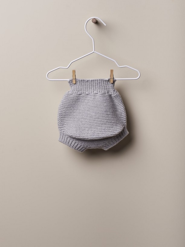 Knitted wool bloomer