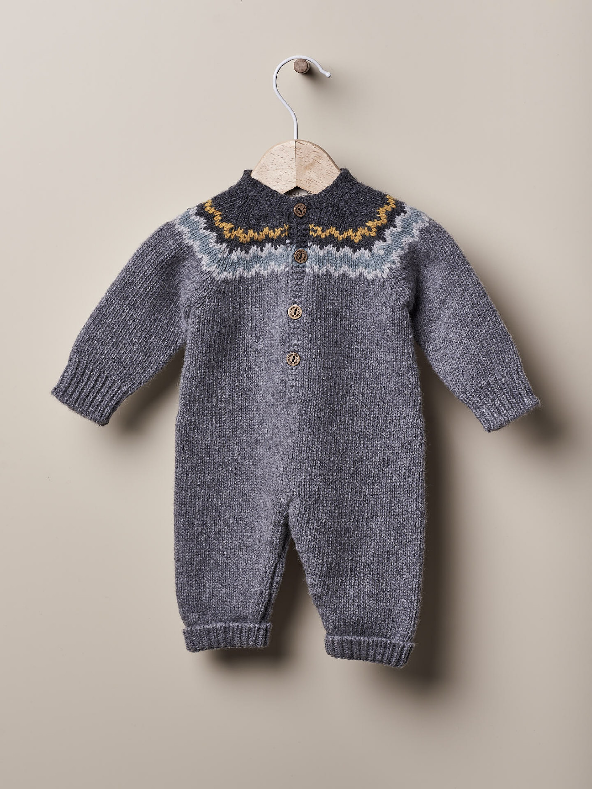 Knitted wool jumpsuit