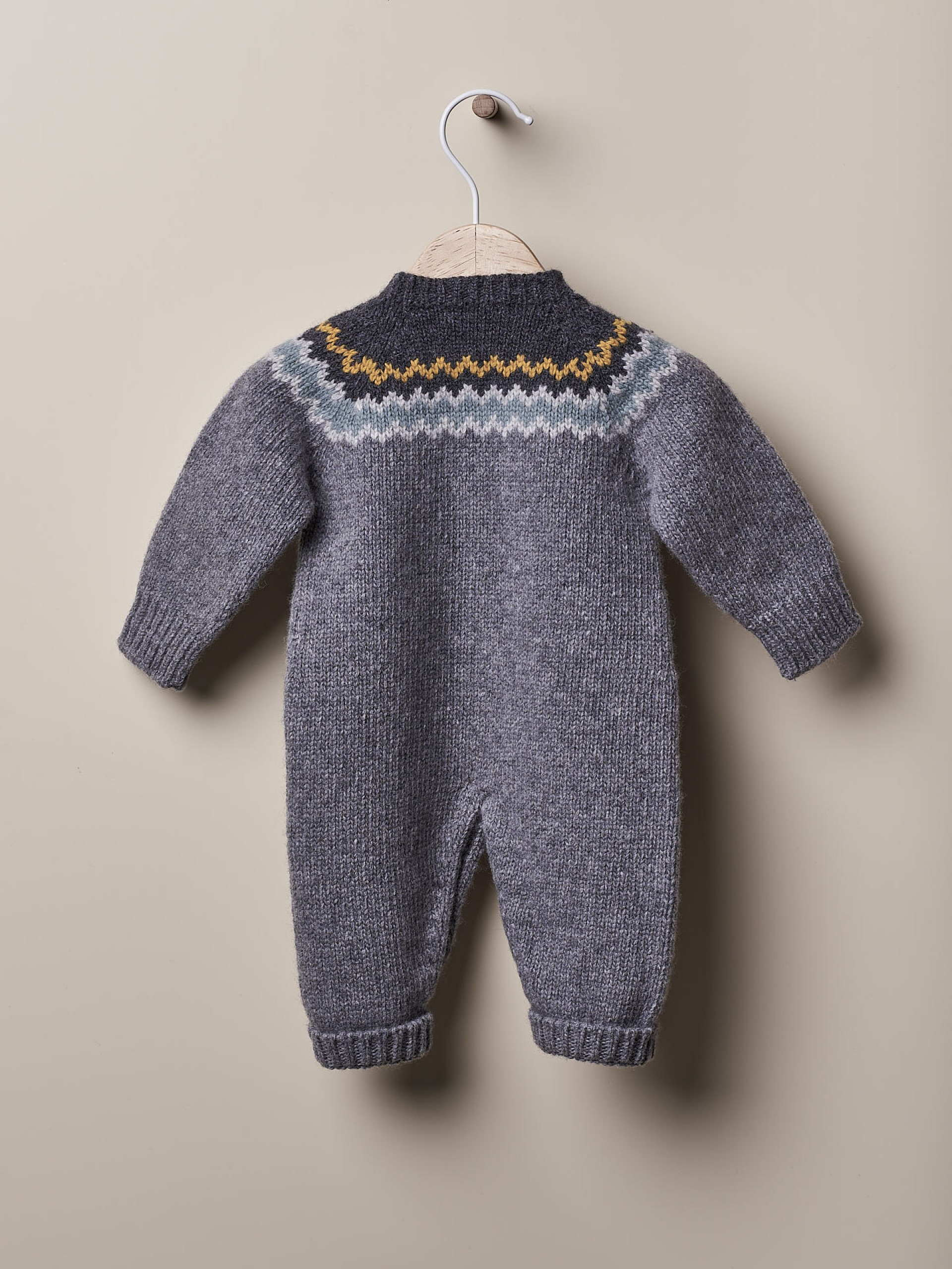 Knitted wool jumpsuit