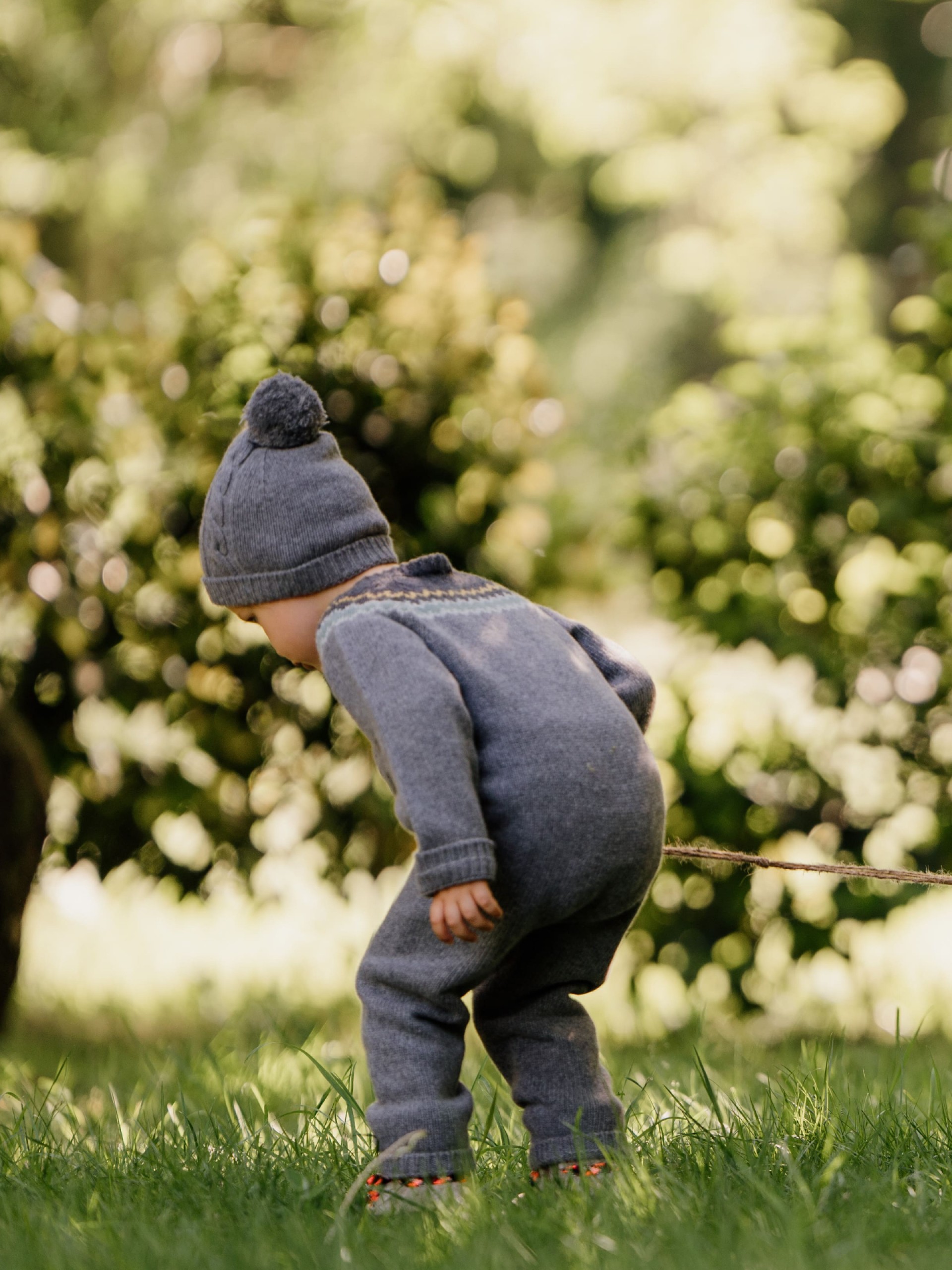 Knitted wool jumpsuit