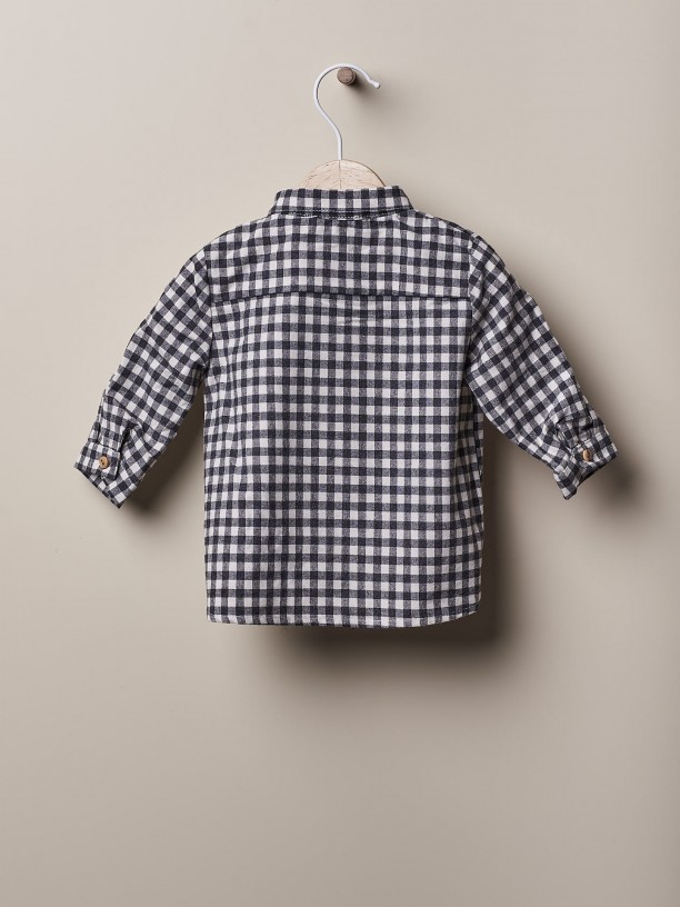 Vichy plaid shirt