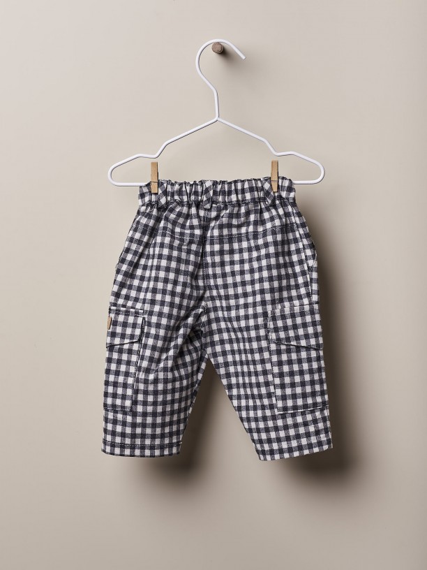 Vichy plaid trousers