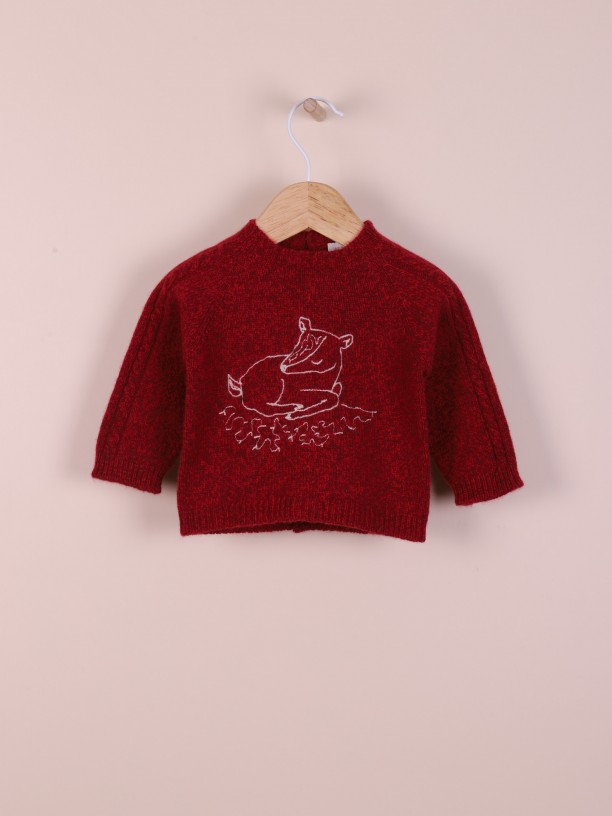 Embroidered sweater Embroidered sweater