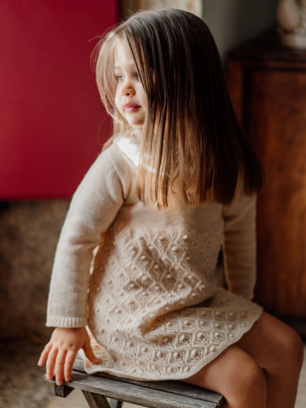 Cable knit dress