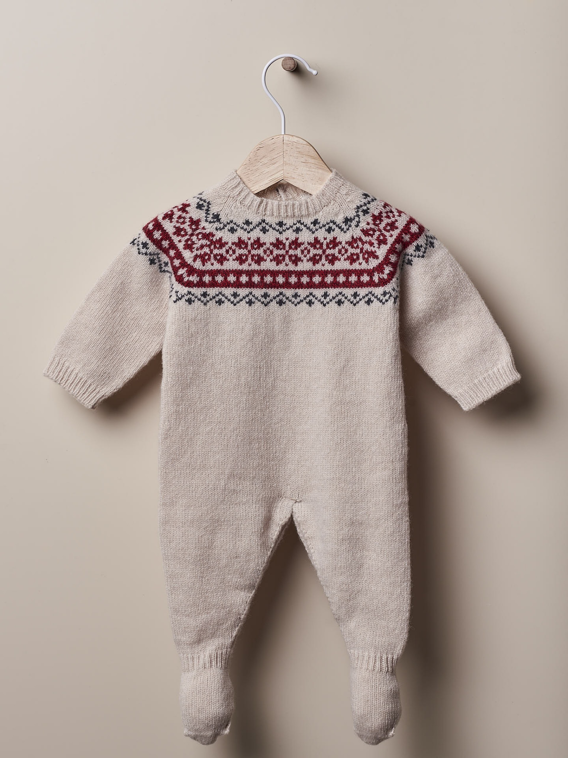 Knitted babygrow
