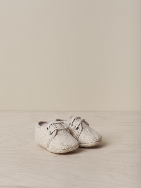 Lace up baby shoes