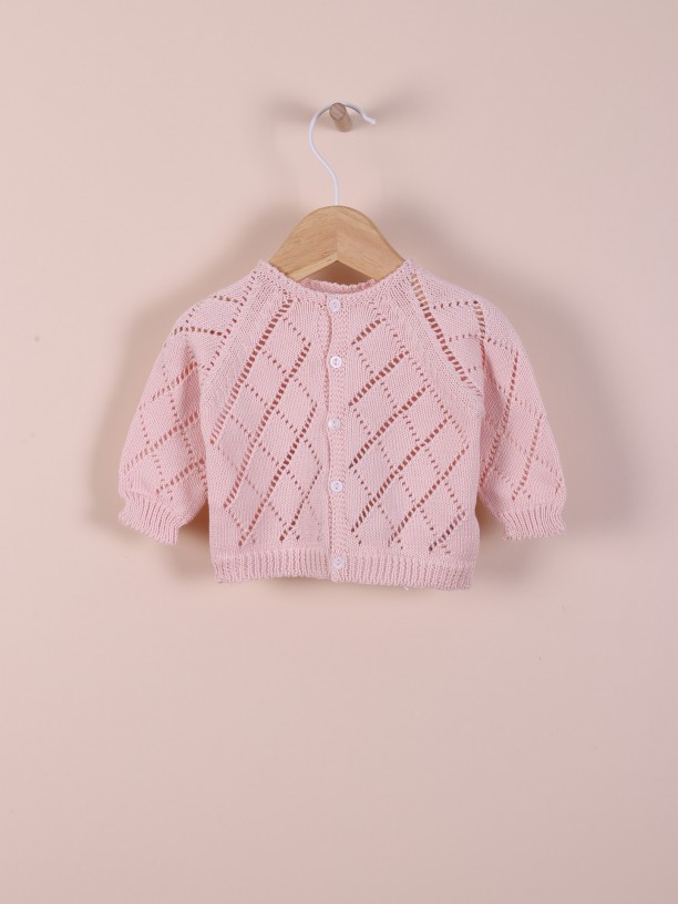 Organic cotton cardigan