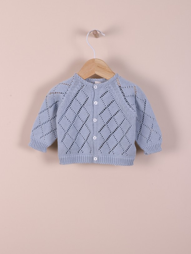 Organic cotton cardigan