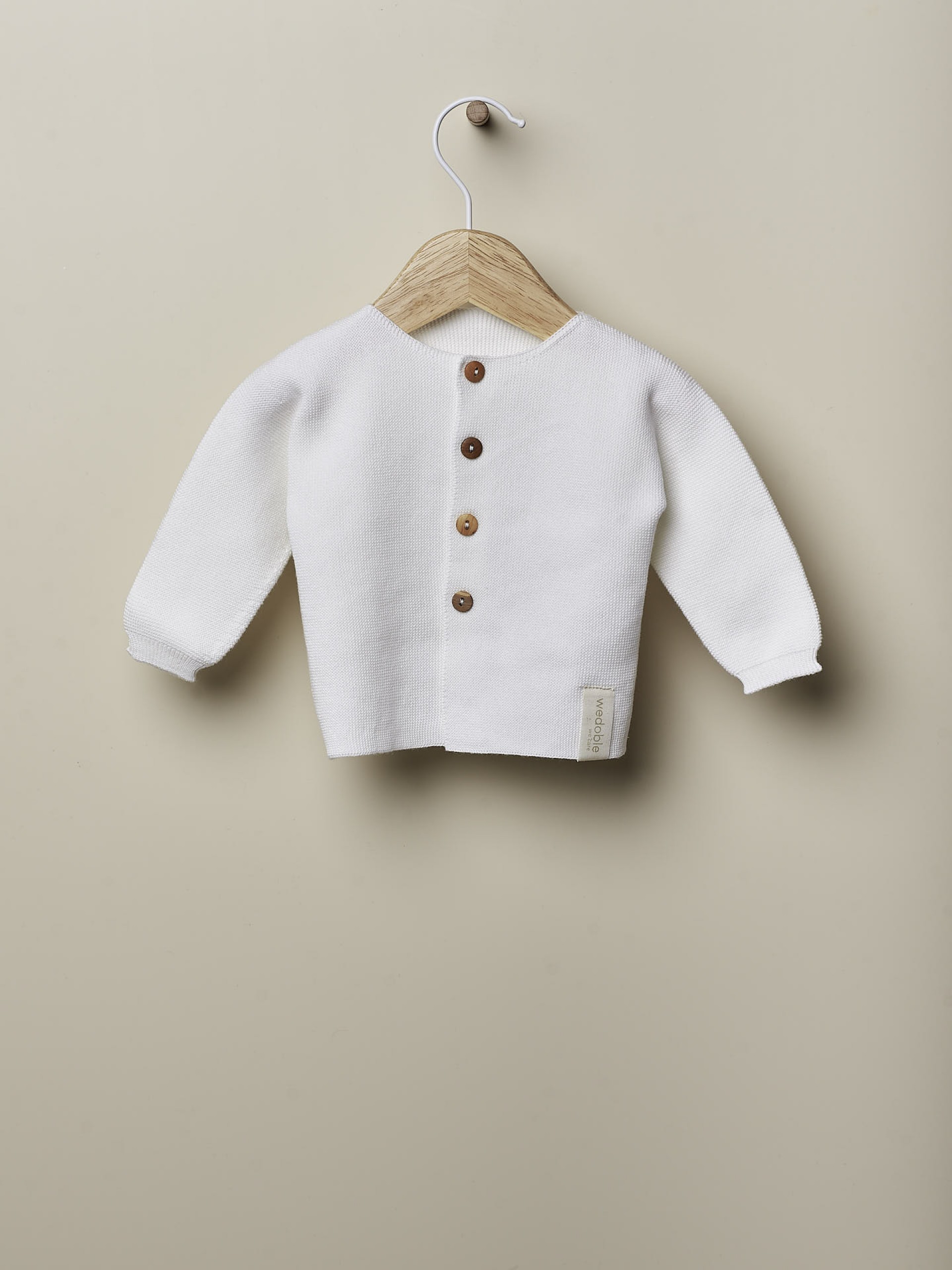 Knitted cotton cardigan