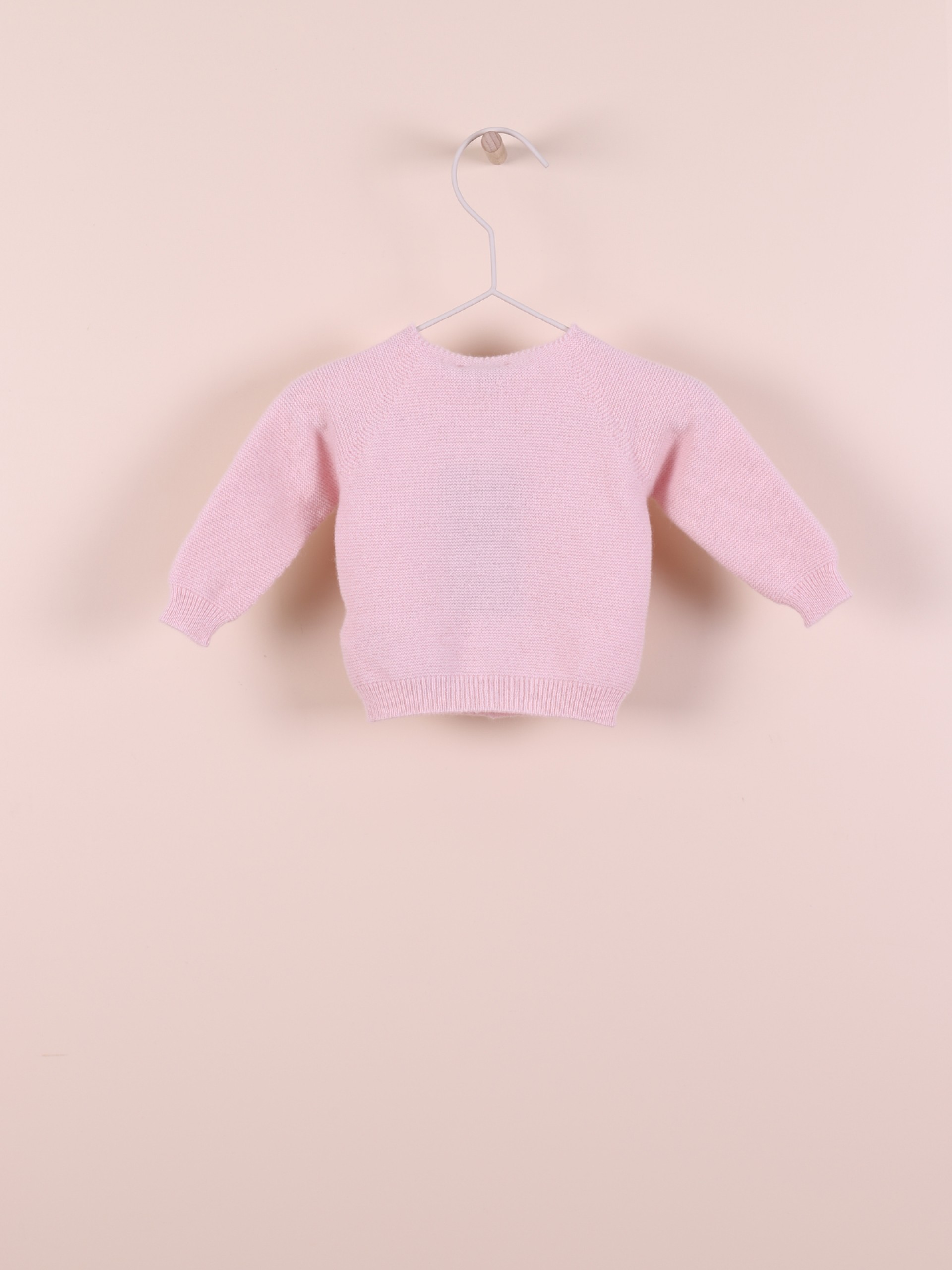 Knitted wool cardigan