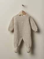 Knitted cashmere babygrow Knitted cashmere babygrow