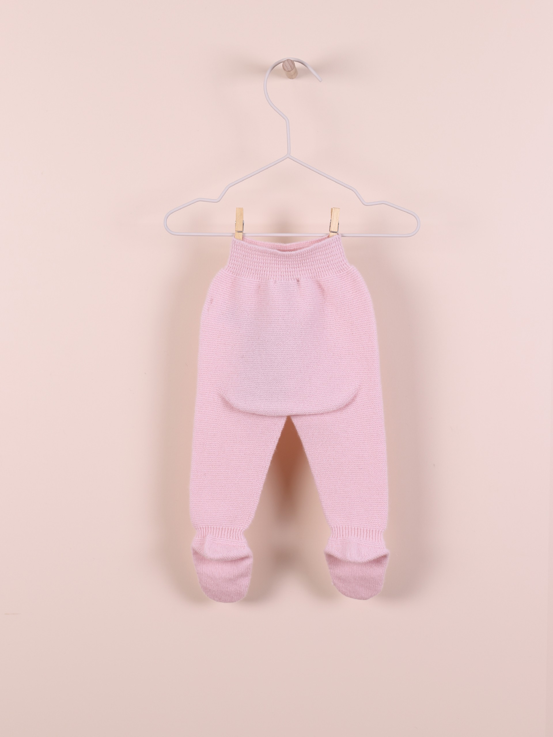 Knitted cashmere trousers