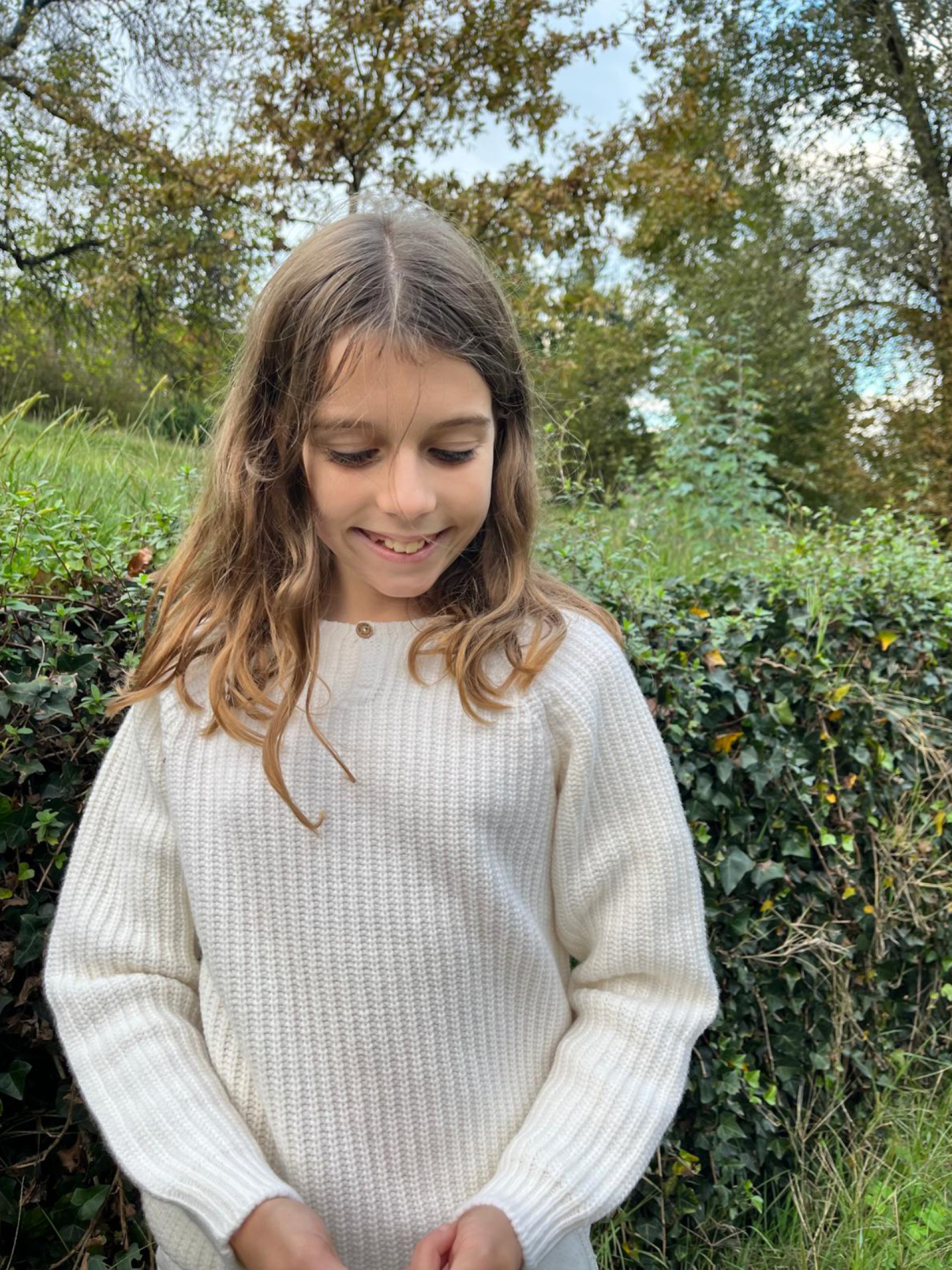 Camisola tricotada lã