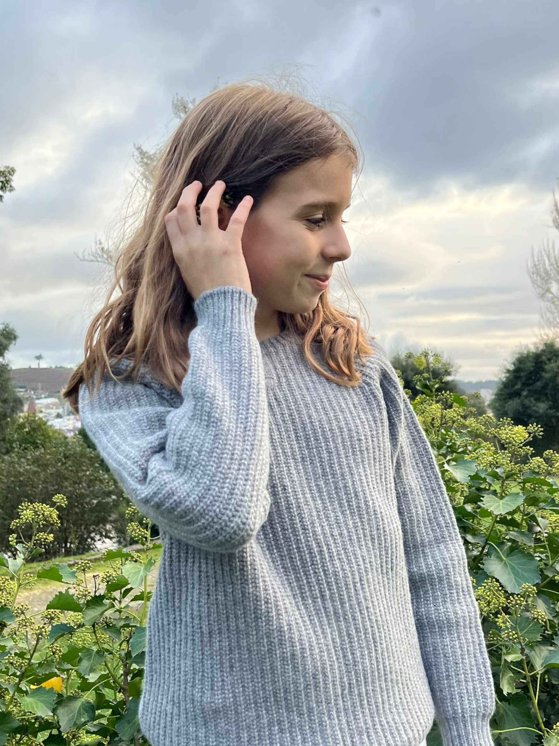 Camisola tricotada lã