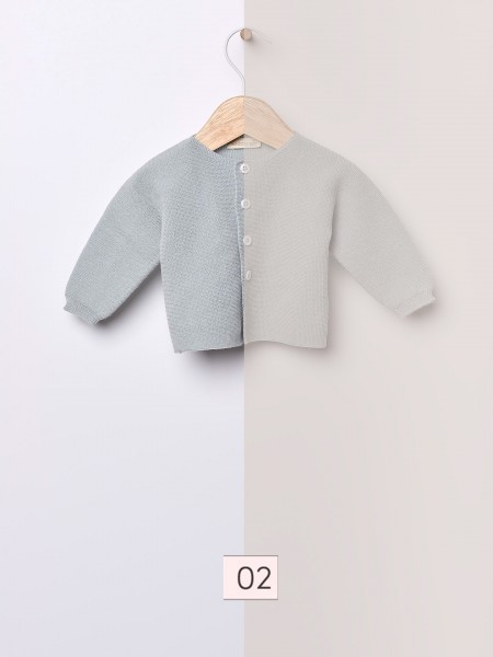 Knitted wool cardigan