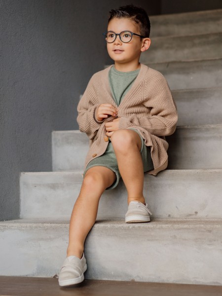 Organic cotton cardigan