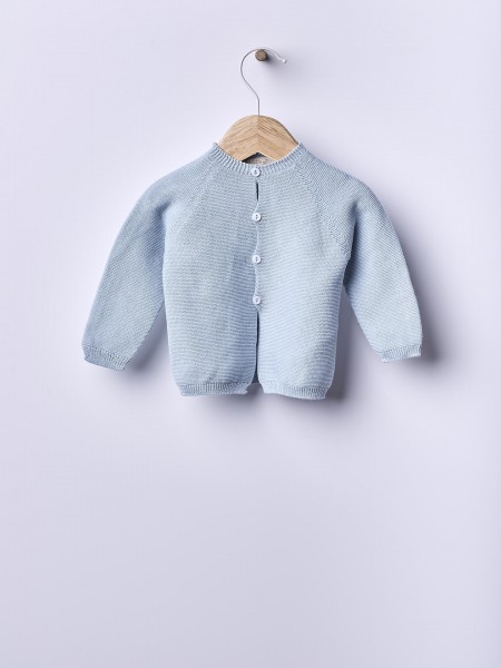 Round-neck cardigan