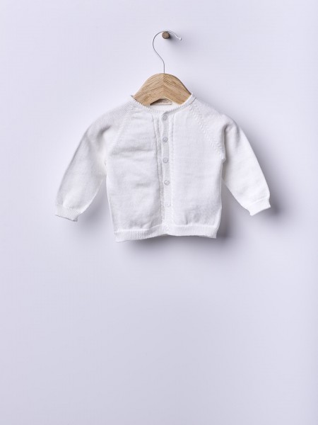 Round-neck cardigan
