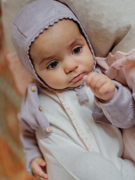 Organic cotton bonnet