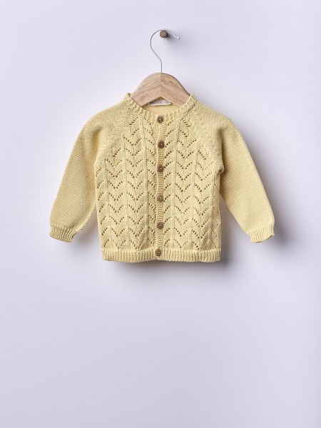 Organic cotton cardigan