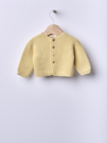 Organic cotton cardigan