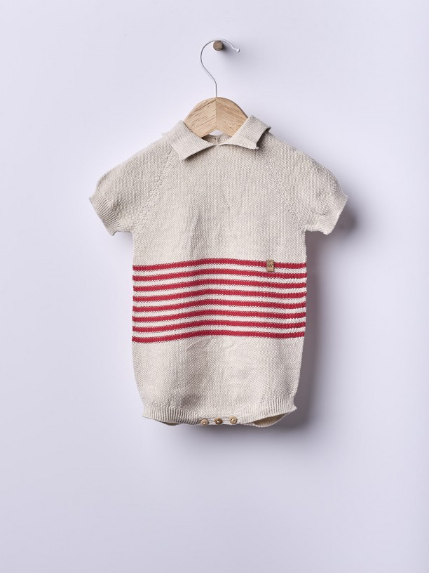 Knitted cotton shortie Knitted cotton shortie